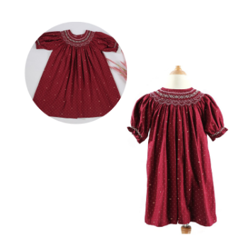 View larger image Add to Compare  Share Good Price Baby Smocked Dress High Grade Product ODM And OEM For Baby Girl Short Sleeve From Vietnam Manufacturer 6