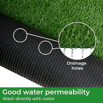 Competitive Price Outdoor Rugs Fake Grass Area Rugs FresGard Rolling 6.5ftx16.5ftx0.7'' Artificial Turf Grass 4