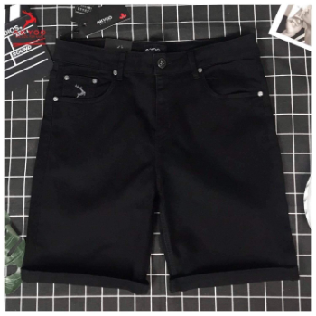 Wholesale Men Casual Sustainable Black Short Khaki Plain Trouser Regular Fit manufacturer in Vietnam 3