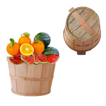 Wholesale Price Wooden Fruit Basket Storage Basket Durable Eco-Friendly Material Viet Nam Manufacturer 3