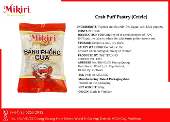 Good Choice Crispy Crab Puff Pastry 10% quality shrimp products from Vietnam Delicious Crab Puff Pastry  4
