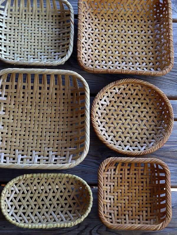 WHSB 03 - Square Storage Basket made from Water - hyacinth  4