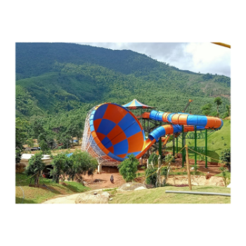 Commercial Cyclones Water Slide High Quality Alkali Free Glass Fiber Using For Water Park ISO Packing In Carton From Vietnam 2