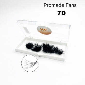 7D Promade 500 Fans full strip eyelashes Good price Handmade using for beauty pack in tray or box from Vietnam Manufacturer 1