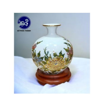 Vase Good Choice Classic Living Room Indoor Carton Box Vietnam Factory Ceramic Vase Cheap Price  Decoration  Living Room  Party, Presents, Travel, Wedding Customized Packing Made In Vietnam Wholesale  2