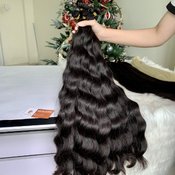 Genius Weft Natural Waves Hair Extensions Bulk Sale Virgin Hair Beauty And Personal Care From Vietnam Manufacturer 4