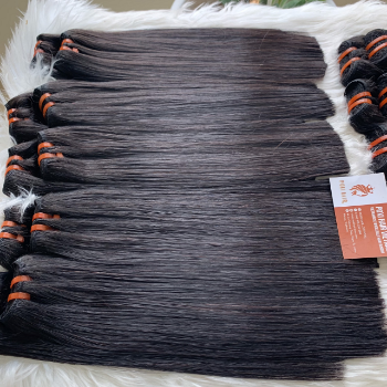 Machine Weft Long Bone Straight Natural Color Hair Extensions Bulk Sale Virgin Hair Beauty And Personal Care Made In Vietnam 7