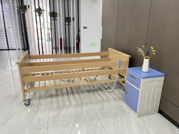 Hospital Care Bed Elderly Bed Factory Price With Wood Patient Foldable Hospital Bed Medical Surgery Hospital Equipment 6