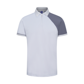 Polyester Spandex Regular-Fit Polo Shirt with Contrast Fabric on the Left Sleeve Men Polo Shirts New Arrival Shirts For Men 9