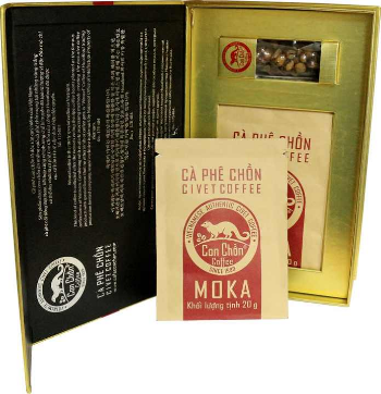 Premium Moka Civet Ground Coffee - Medium Roasted - Premium quality From Vietnam 1