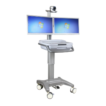 Mobile Information Inspection Vehicle New Medical Integrated Computer Laptop Trolley Height Adjustable Hospital 7