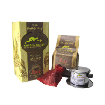 OEM, ODM, Private label "Golden weasel" Origin Culi Ground Coffee 250g - Medium Roasted - Premium quality From Vietnam 1