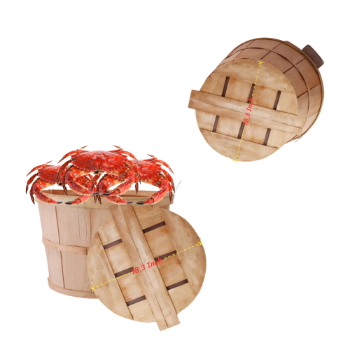 Top Product Fruit Basket Wood Clothes Dirty Laundry Basket Storage Baskets Bins Hand-Made Products Eco-Friendly Material