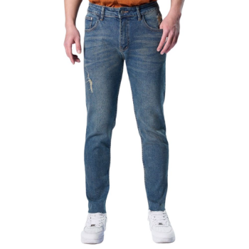 Jeans Men High Quality Sustainable Men Jeans Pants Oem Service 100% Cotton Zipper Fly Made In Vietnam Manufacturer 1