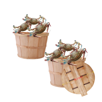 OEM Service Wooden Fruit Basket Storage Basket Durable Eco-Friendly Material From Viet Nam Manufacturer 5