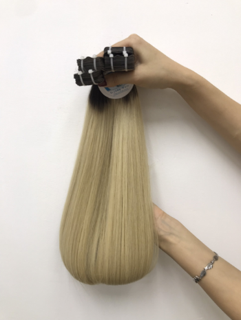 Tape In Hair Extensions 100% Human Hair Top Grade Virgin Remy Hair Extensions Machine Double Weft 2