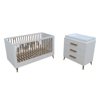 Crib For Baby Wholesale Multi-functional Movable Convertible Newborn Kids' Baby Cot Wooden Luxury Bed Ready From Vietnam Manufacturer 4