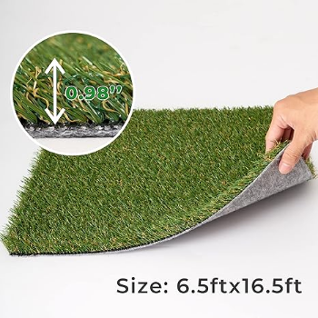 Best Seller Professional FresGard Rolling 6.5ftx16.5ftx0.98'' Replacement Artificial Grass Turf Large Turf Outdoor Rug  4