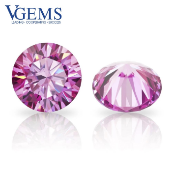 Pink Stone VVS D Color Pass Diamond Test Moissanite VGEMS Loose Stones GRA CC Certified Diamond Loose From Vietnam Manufacturer 4