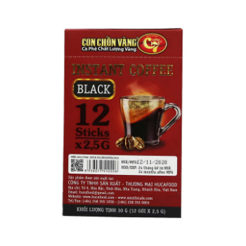 OEM, ODM, Private label Golden Weasel C7, Vietnam Pure Instant Black Coffee, Sugar-free, Wholesale , HUCAFOOD Coffee 2