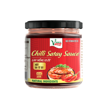 Chili Satay Sauce Customized Service Organic 24 Jar X 150Ml Halal Customized Packaging Vietnam Manufacturer 1