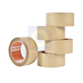 Logo printed kraft paper tape Kraft Paper Tape Adhesive Tape Use for Packing Cartons Made In Vietnam 7