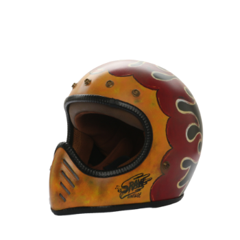 Raw Vintage Custom Color Safety Full Face Helmet Motorcycle Helmet Riding Motorbike Helmet From Vietnam Manufacturer 4