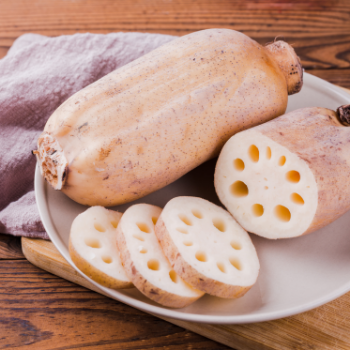 Delicious Top Selling Frozen Lotus Root IQF Sliced Shape November to February of next year Season 7