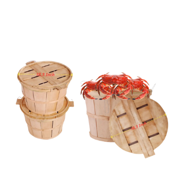 Wholesale Price Wooden Fruit Basket Basket Storage Box For Storage Basket With Handles Durable Eco-Friendly Material Viet Nam 5