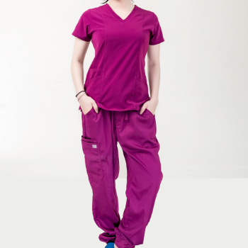 Hospital Uniforms Medical Scrubs Good price Set Stylish WRAP Stored in a Polybag Vietnam Manufacturer 2