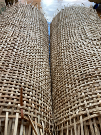 Hot Sale Square Mesh Rattan Cane Webbing Roll Eco-Friendly Used For Living Room Furniture And Handicrafts Customized Packing 6