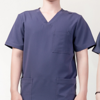 Scrubs Medical Scrubs Uniform Nurse Good Quality Shirt Well-priced WRAP Polybag Made in Vietnam Manufacturer 2