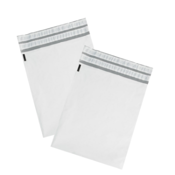 Double - Strip Poly Mailer Poly Mailer With Handle Good Choice Custom Print Using For Many Industries Moisture Proof 5