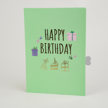 Dog And Cat Birthday Card Colorful Unique Design Good Quality Offset Printing Customized Made In Vietnam 2