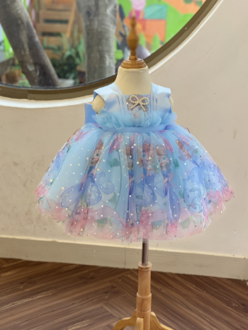 Mixed Luxury Princess Dress For Girl Cheap Price Beautiful Color Using For Baby Girl Pack In Plastic Bag from Vietnam 3