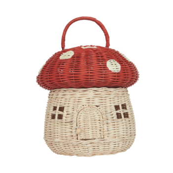 Home Decoration High Quality Mushroom Rattan Storage Basket Rattan Plant Stand Made In Vietnam Wholesale Vietnam Manufacturer 2