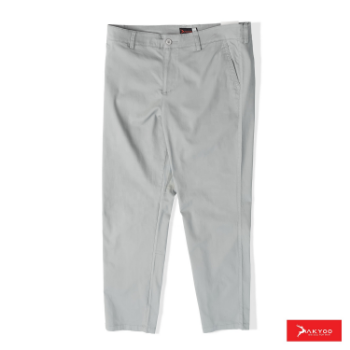 Wholesale regular regular sustainable men's khaki casual work pants suitable for work 98% Cotton + 2% Spandex
