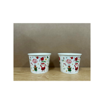 Bowl Paper With Printed Patterns Good Choice  Recyclable Take Away  Customized Packing Size & Logo Carton Box Manufacturer 3