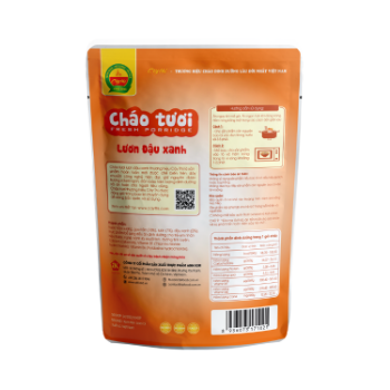 Eel & Mung Bean Fresh Porridge Wholesale no added color ready to eat packing in bag made in Vietnam manufacturer 2