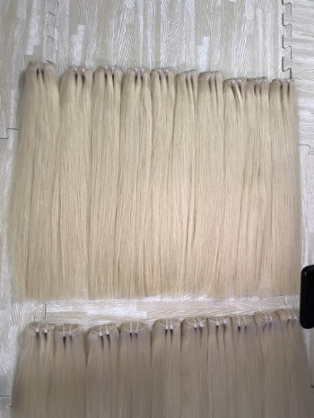 Weft Hair Extensions Fast Delivery 100% Human Hair Unprocessed Virgin Hair Genius Weft Machine Double Weft 4