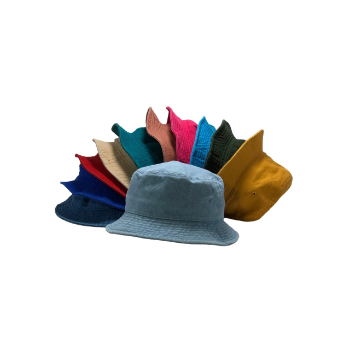 Wholesale Blank Cotton Wash Bucket Hat Blank Bucket Hat From Viet Nam Manufacturer For Men Light Up Bucket Competitive Price 6