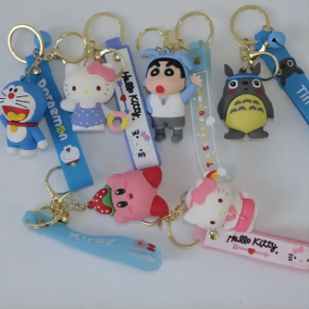 PVC Keychains Cartoon Cheap Price Waterproof Decals Used As A Gift 3D Motion Custom Packing Made In Vietnam 6