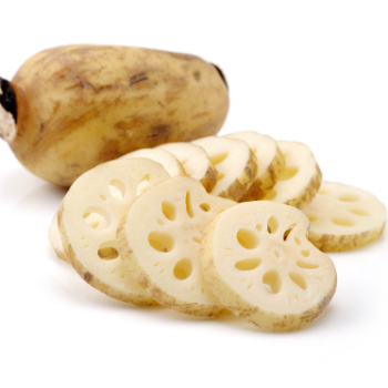 Delicious Top Selling Frozen Lotus Root IQF Sliced Shape November to February of next year Season 2