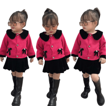 Kids Clothes Girls Customized Service 100% Wool Dresses New Arrival Each One In Opp Bag Made In Vietnam Manufacturer 13