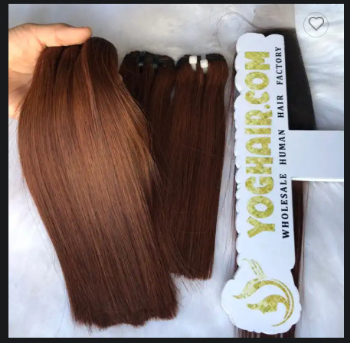 Remy Human Braiding Hair Color 350 Factory Price 100% Human Vietnamese Hair Virgin Remy Hair  1