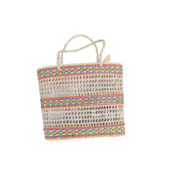 Water Hyacinth Bag Good Quality Rattan Beach Bag For Gift Classic Style Light Brown Color From Vietnam Manufacturer 6