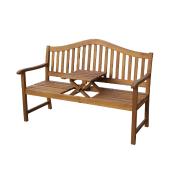 Love Bench With Table Outdoor Furniture Patio Wooden Bench Modern Style Outdoor Chairs High Quality Vietnam Manufacturer 4