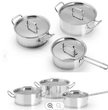 Top Seller Stainless Steel Frypan High Quality Alloy Cooking Layer Bottom Customized Packaging Vietnam Manufacturer