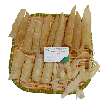 Wholesale Suppliers Faked Seabass Fish Maw Dried Food Beverage Nutritious 100% Bladder Fish High Quality Made In Vietnam 1