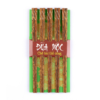 Wholesale Price Handcrafted Eco Friendly Reusable Custom Wood Chopsticks For Hotel Made in Vietnam 3